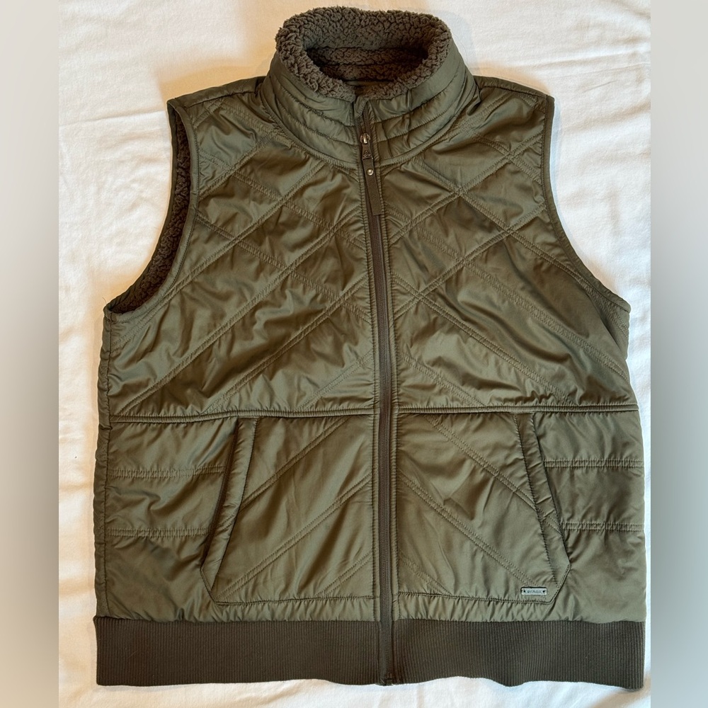 Prana Elsa Olive Green Vest